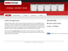 Tablet Screenshot of lindonstorage.com